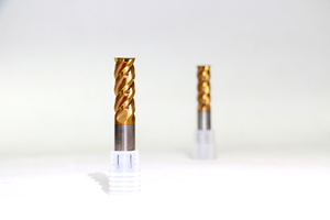 HRC58 4F Flat Carbide End Mill 12mm Diameter, 30mm <b>Cut</b> Length, 75mm Overall Length for CNC Hard Steel Machining - Product Image 4
