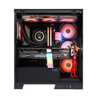 Boîtier d'ordinateur SAMA en verre trempé, nouveau design, boîtier PC ATX, vente en gros, OEM, boîtier de bureau