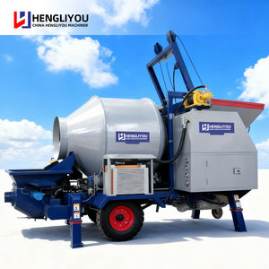 Bomba de Concreto Portátil de 20m³ <span class=keywords><strong>a</strong></span> 30m³/h, Bomba de Concreto Estacionaria Montada en Remolque, Mini Mezcladora y Bomba de Concreto Diésel, Bomba de Concreto en Línea - Product Image 6