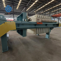 Presse-filtre manuelle à membrane neuve pour la déshydratation des boues, pour l'industrie du traitement de l'eau, séparation solide-liquide, épaisseur de gâteau de 30 mm