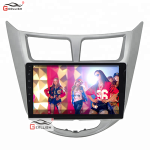 Lecteur multimédia Dvd Gps de voiture Android à écran IPS 2,5D de 9 pouces pour Hyundai Verna/Accent/Solaris 2011-2016 avec navigation - Product Image 2