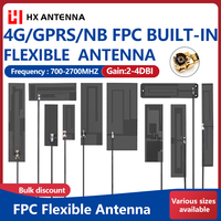 Antenne FPC 4G LTE, antenne 4G flexible 698-2700 MHz compatible avec GSM/3G pour traceur de véhicule / télémétrie / compteur intelligent