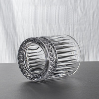 Vente en gros verres à boire pour whisky tasse verre à long drink diamant de luxe verrerie à liqueur cristal verre à whisky pour bar