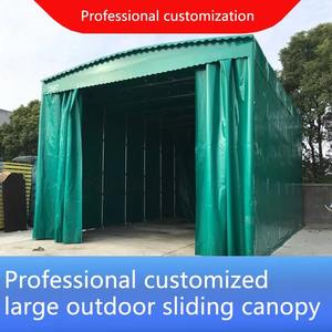 Tente manuelle télescopique avec roues, coulissante, pour abri de voiture, garage, stand, <span class=keywords><strong>barbecue</strong></span>, salon professionnel, ou comme abri de stationnement extérieur. - Product Image 5