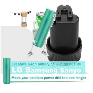 ชุดเครื่องมือไฟฟ้าไร้สาย18V 20V แบตเตอรี่ลิเธียมไอออนชุดเครื่องมือ2ah-9ah สำหรับเปลี่ยน makite ตามความต้องการ - Product Image 4