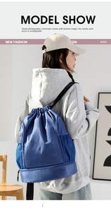 Biểu Tượng Tùy Chỉnh Dây Kéo Ba Lô <span class=keywords><strong>Nylon</strong></span> Chống Thấm Nước Dây Kéo Thể Thao Phòng Tập Thể Dục Túi Cho Bóng Đá & Bóng Rổ Cá Nhân Túi Quà Tặng - Product Image 6