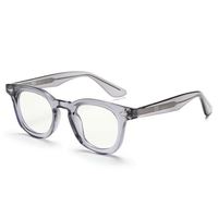 Gafas de moda coreana con montura óptica TR90 y remaches metálicos, patillas personalizables, montura de gafas con filtro de luz azul para mujer y hombre 2530
