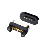 Conector de Carga Magnético Impermeable de 4 Pines Pogo M826 para Dispositivos Electrónicos, Dispositivos Médicos, IoT y Equipos para el Hogar Inteligente
