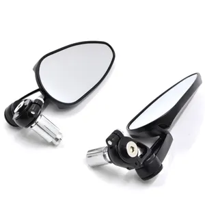 BJ-RM-073 Universal Motorcycle Mirror Handle Bar End CNC Rearview Mirrors For GSXR 600 750 NINJA250 ZX6R Z800 Z1000 R1 R3 R6 R25