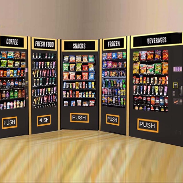 Unmanned Retail Store Combo Snacks Machine and Drinks Elevator Vending Machine Kiosk 	 Maquina Expendedora with CE Certificate