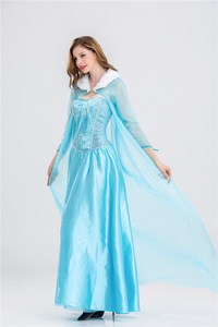 Elsa <span class=keywords><strong>principessa</strong></span> fata abito Costume con accessori per feste di compleanno <span class=keywords><strong>donna</strong></span> e regina Cosplay abiti ispirati al film e TV - Product Image 6