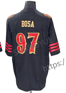 2025 Bán Buôn San Francisco Thành Phố Người Đàn Ông Của 85 Kittle 19 Samuel 23 Mccffrey 13 <span class=keywords><strong>Purdy</strong></span> 54 Warner Bóng Đá Mỹ Jersey Thêu - Product Image 2