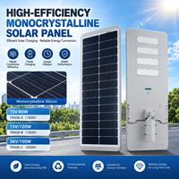 Lampe solaire LED intelligente d'extérieur XIUBEN pour l'éclairage routier, tout-en-un, batterie LiFePO4, MPPT, lampe solaire automatique