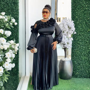 2025 africano Plus Size abiti <span class=keywords><strong>da</strong></span> <span class=keywords><strong>sera</strong></span> <span class=keywords><strong>Casual</strong></span> con cintura nuovo stile <span class=keywords><strong>abbigliamento</strong></span> femminile - Product Image 3