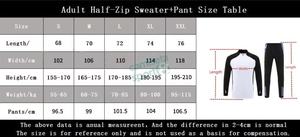 Chándal de entrenamiento de fútbol con media cremallera de durabilidad Extra, Top y pantalones de manga larga con costuras pregrabadas para trajes de fútbol de longevidad - Product Image 2