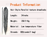 Tresses au crochet pré-bouclées noires unies, texture douce, extensions de cheveux synthétiques torsadés pour femmes africaines, toutes occasions