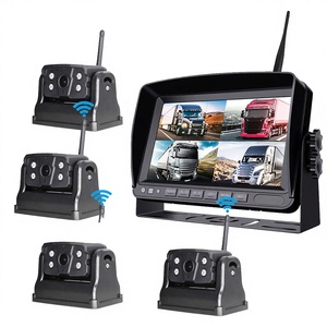 Cámara de Visión Trasera Inalámbrica de <span class=keywords><strong>7</strong></span>/9/10 Pulgadas con Pantalla OLED Integrada de <span class=keywords><strong>360</strong></span> Grados, Certificación ROHS, 720p, para Camiones y Remolques, 1 Año de Garantía, Visión Nocturna - Product Image 2