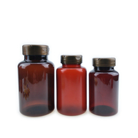Vitamine Capsule Bouteille Supplément Pilule Bouteilles En Plastique Emballage Pharmaceutique avec Flip Top Cap
