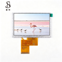BOE ShengHe TFT IPS LCD 5,0 Zoll 800X480 RGB 50PIN 700nits Hohe Helligkeit Industrielles Breittemperatur-LCM LED-Hintergrundbeleuchtungspanel I2C