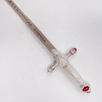 Película Harry Potter Cosplay arma Gordic Gryffindor espada réplica con placa de pared