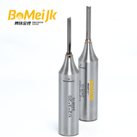 BoMeiJK Fraise droite anti-brûlure TCT à 2 dents et hélice de 45°, sans traces de brûlure, pour le travail du bois, en carbure, avec support ODM/OEM