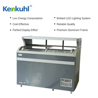 Congélateur d'îlot de présentation Kenkuhl, Congélateur commercial de type buffet, Congélateur d'îlot AHT