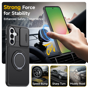 Custodia scorrevole per fotocamera da auto per Samsung Galaxy A37 con cavalletto e slot per carte, compatibile con A57 A27 A17 A56 A36 A26, antiurto - Product Image 2