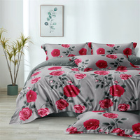 Weifang usine tissé microfibre 100% polyester drap de lit sergé imprimé Textile de maison matériel pour la literie échantillon gratuit