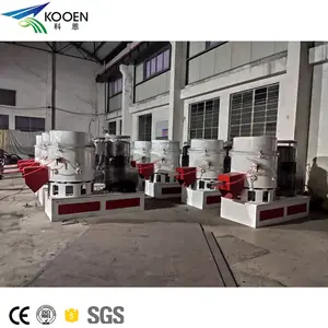 program control PP PE waste plastic film agglomerator/agglomerating machine/granulation machine with agglomerator