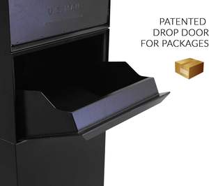 Boîte <span class=keywords><strong>aux</strong></span> <span class=keywords><strong>lettres</strong></span> sécurisée robuste en bordure de trottoir Conception résistante <span class=keywords><strong>aux</strong></span> intempéries Verrouillage Fente pour <span class=keywords><strong>lettres</strong></span> Fabrication de tôle robuste Emballage de boîte de dépôt - Product Image 4