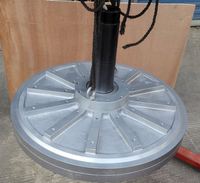 Éolienne horizontale PMG haute efficacité 15 kW avec générateur, sortie CA 220 V/380 V pour l'électrification des villages et l'énergie renouvelable