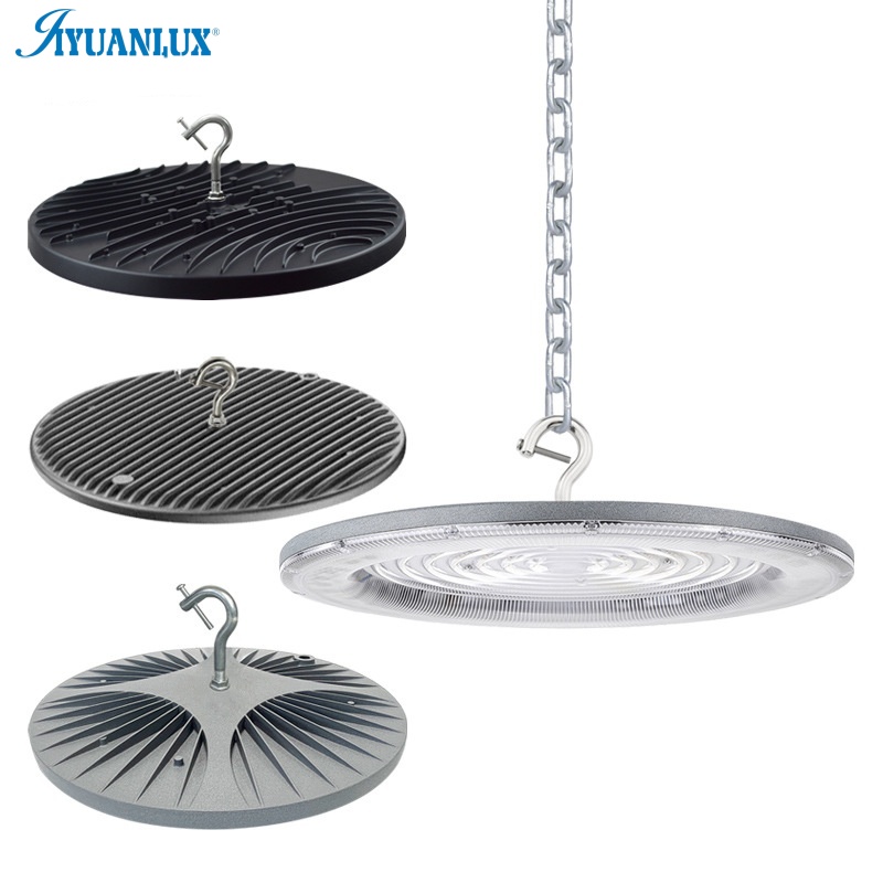 10V 220V 5 Years Warranty Industrial High Bay Lamp 100W 150W 200W UFO LED High Bay Light Warehouse Workshop Lighting