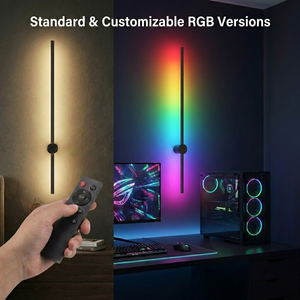 Applique da Parete Ricaricabile 5200mAh con Striscia Lunga, Design Moderno e Minimalista per Soggiorno - Product Image 5