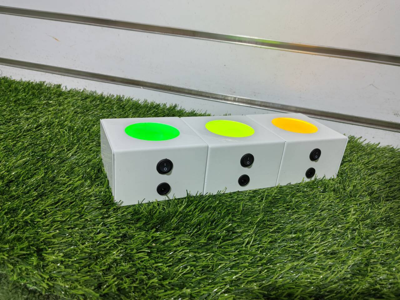 Wood Beverage Display Stand for Countertop Stand with LED for Exhibition — view 3