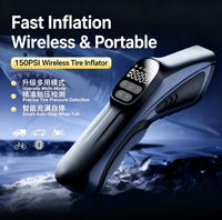 Compresseur d'air numérique sans fil rechargeable, mini pompe à pneus portable pour voiture, vélo, véhicule électrique