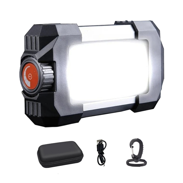 Small Power Bank Camping Light With Hook Portable Multifunction USB Rechargeable Built in Battery LED Tent Lamp Emergency