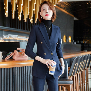 Women's Suit Set Polyester Three Quarter Sleeve Formal Autumn Anti-Wrinkle Business Wear - Product Image 3