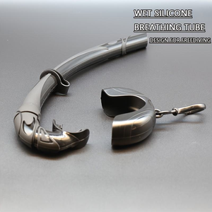 Tubo per Snorkeling Pieghevole all'Ingrosso, Comodo Tubo Respiratorio in Silicone, Boccaglio a <span class=keywords><strong>Tenuta</strong></span> Forte per Apnea - Product Image 6