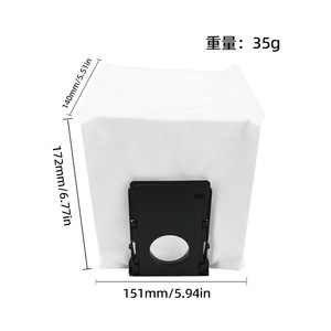 Bolsa de polvo para robot aspirador Midea W20 W20pro, bolsa de filtro desechable no tejida para limpieza del hogar, 101-150 metros cuadrados - Product Image 4