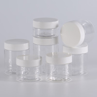 Pot en PET noir brillant à large ouverture, de 200 ml à 1000 ml, conteneur vide pour masque capillaire, gommage du cuir chevelu, crème colorante pour cheveux, emballage