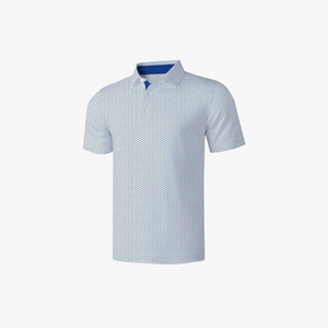 Camisetas Polo Holgadas Personalizadas con Estampado por Sublimación OEM, Elásticas en 4 Direcciones, Cómodas, 80% Nailon, 20% Elastano, Ropa de Golf para Hombre - Product Image 3