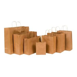 Sacs en papier kraft personnalisés avec poignées pour bouquets de fleurs, emballage de vente au détail pour boutiques de cadeaux, impression de logo personnalisée en gros - Product Image 5