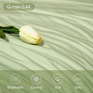 Manta ligera de plumón con ribete de satén Edredón alternativo de plumón de verano - Product Image 2