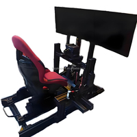Simulador de Carreras F1 en Oferta, Cabina de Simulación 6DOF de Fibra de Vidrio para Uso en Casa, Escuela o Exteriores, Incluye Estructura para Juegos de Conducción, Sim Rig Individual