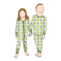 Combinaison-pyjama unisexe en bambou pour enfants, vente directe d'usine Little Glow Kid, pour tout-petits et enfants