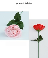 Fleurs artificielles en gros : Roses en mousse Austin pour la Saint-Valentin, la Fête des Mères et la décoration de mariage