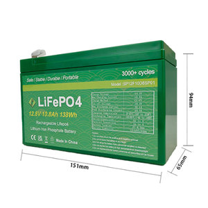 Batterie LiFePO4 12,8 V 10,8 Ah 138 Wh, batterie au phosphate de fer et de lithium rechargeable pour le camping en plein air, alimentation de secours UPS, plus de 3000 cycles - Product Image 5