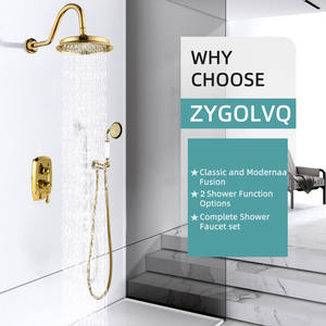 نظام مجموعة صنبور دش المطر العتيق: رأس هطول الأمطار 9 بوصة وبخاخ محمول باليد ، صمام نحاسي تحويل ذو اتجاهين مع طقم تشذيب - Product Image 5