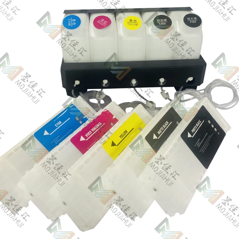 Fabrika doğrudan satış 5 renk toplu mürekkep kaynağı ciss tankı sistemi için Epson SureColor T3270 T5270 T7270 T5200