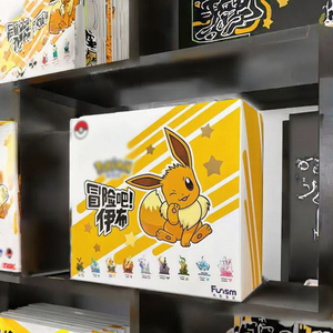 100% Original Funism japon Anime dessin animé Pokemoned Eevee V2 Kawaii PVC figurines 1/12 échelle 9 pièces/boîte aveugle boîte <span class=keywords><strong>mystère</strong></span> - Product Image 3
